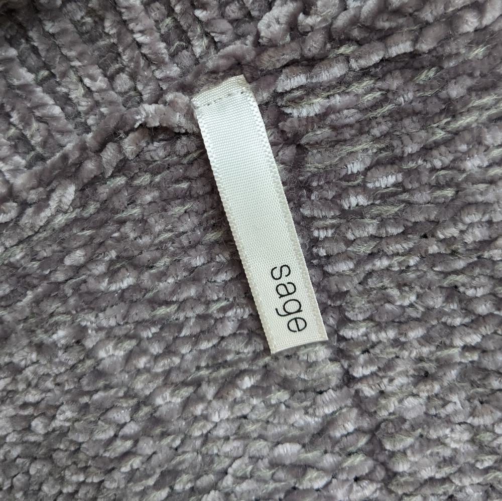NWT Sage Velour Oversized Long Cardigan - Picture 4 of 4